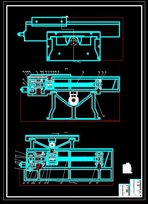 300×400数控激光切割机XY工作台部[CAD+论文]插图