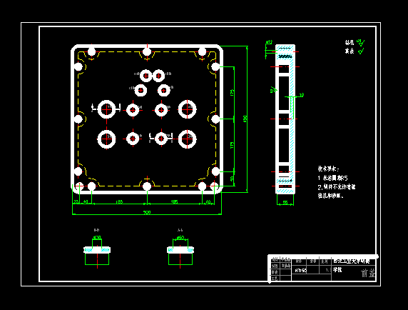 变速箱钻孔工位组合机床左多轴箱设计[CAD+论文]插图1