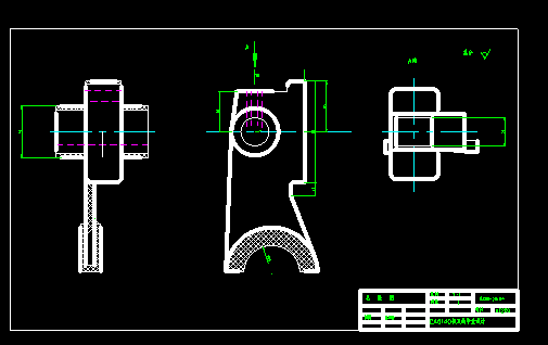拨叉零件工艺分析及加工[CAD+论文]插图1