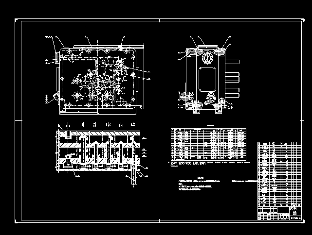 柴油机齿轮室盖钻镗专机总体及主轴箱设计[CAD+论文]插图